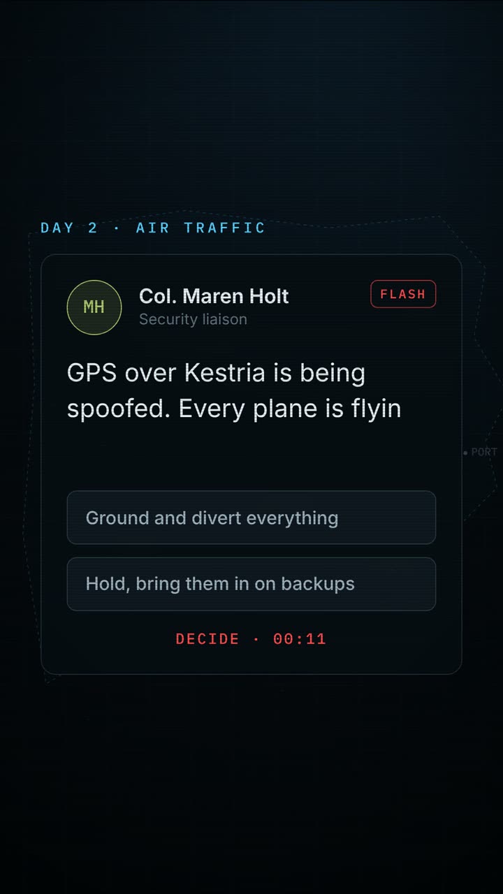 Black Days: GPS over Kestria is being spoofed, and every plane is flying blind